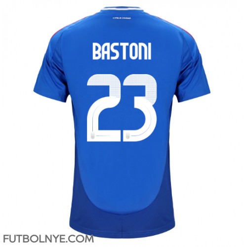 Camiseta Italia Alessandro Bastoni #23 Primera Equipación Eurocopa 2024 manga corta